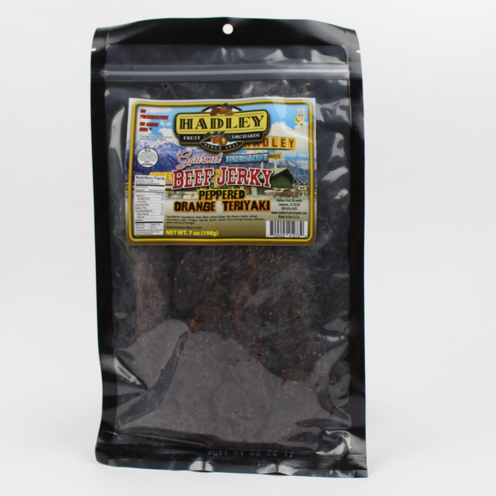 Beef Jerky Peppered Orange Teriyaki 7oz