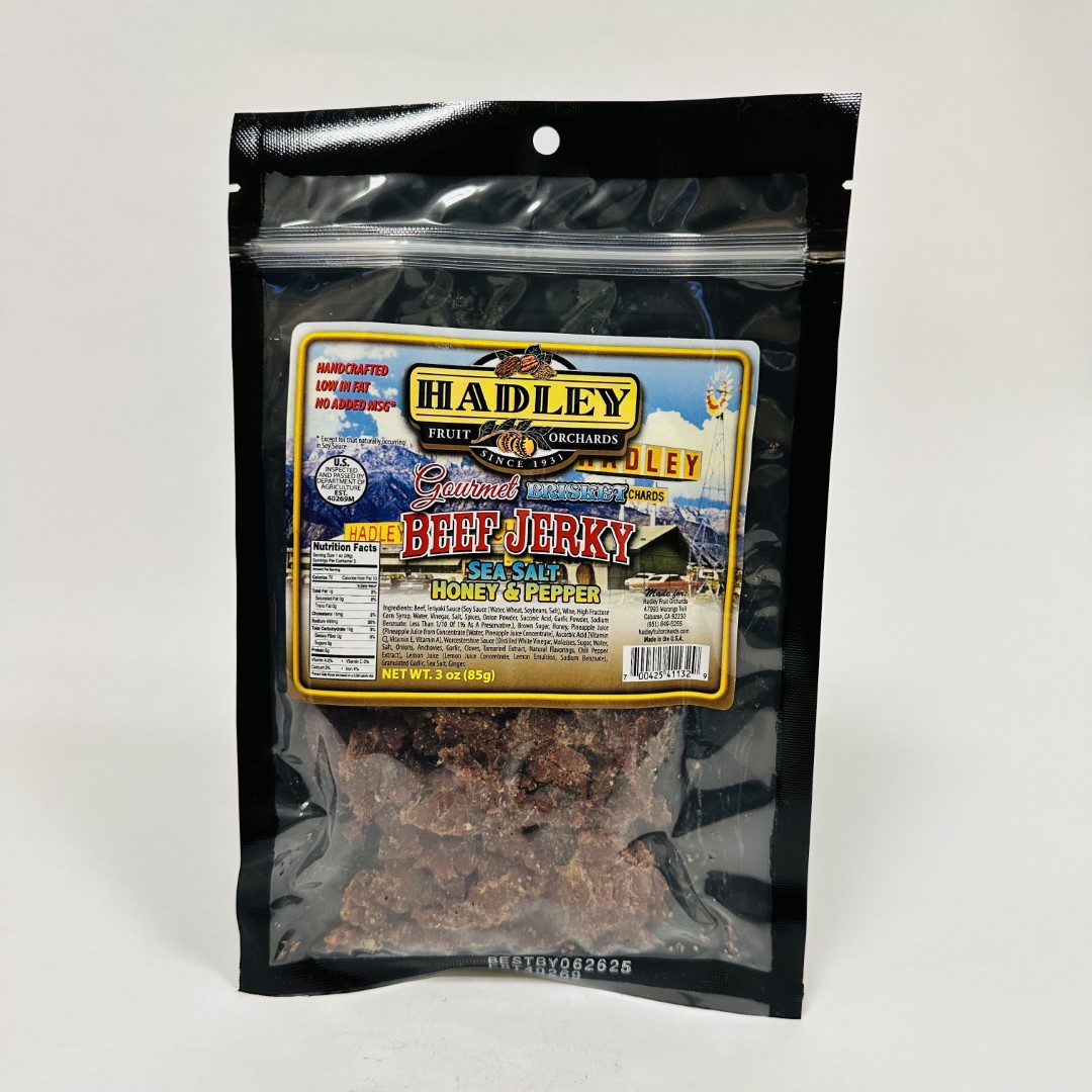 Beef Jerky Sea Salt Honey & Pepper 3oz