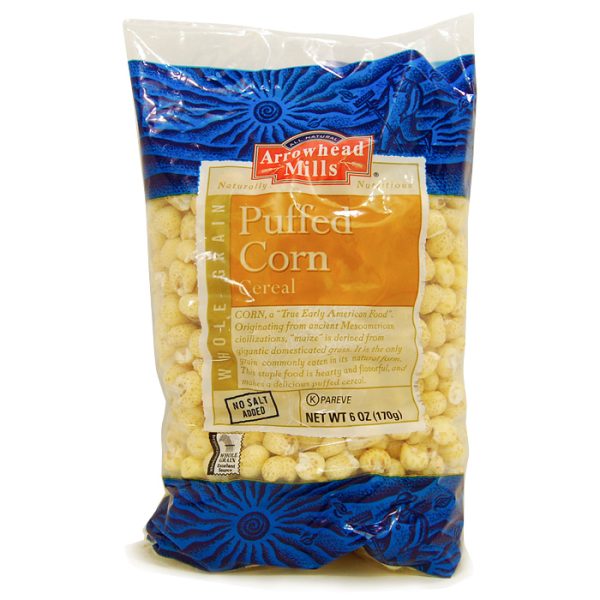 Puffed Corn Cereal - Arrowhead Mills 6oz