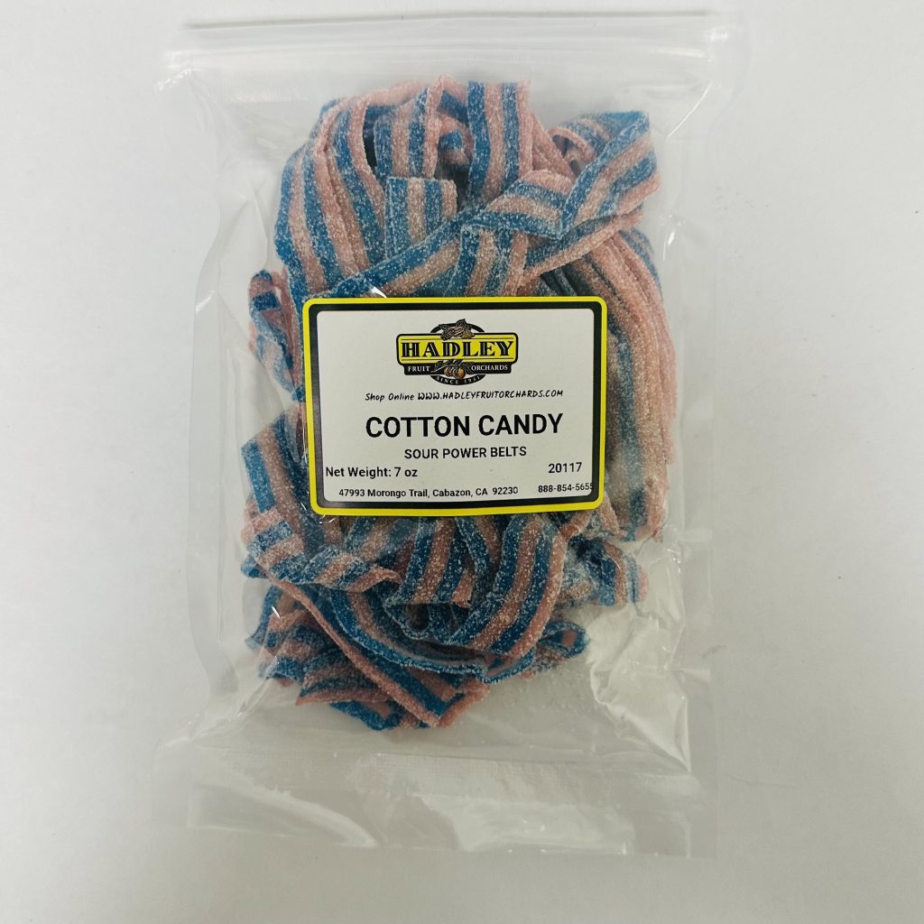 Sour Power Belts Cotton Candy 7oz