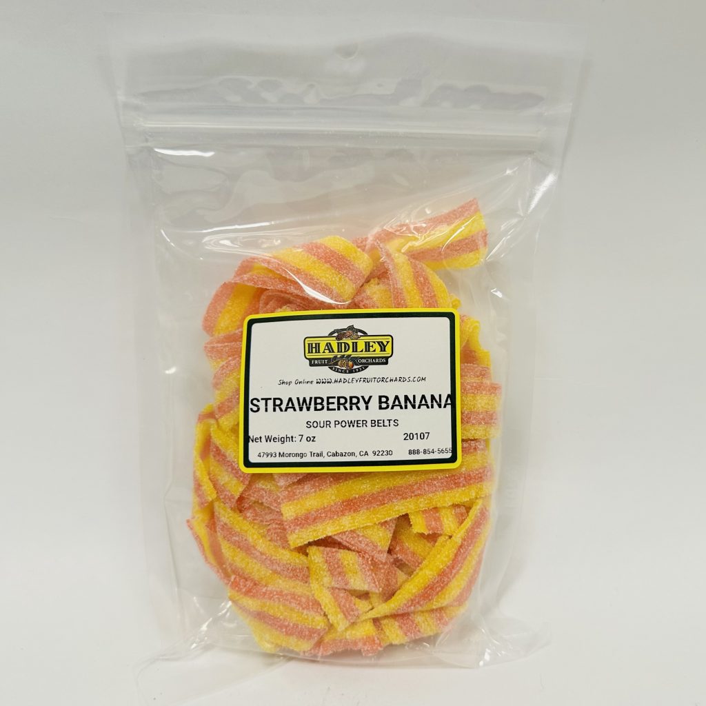 Sour Power Belts Strawberry Banana 7oz