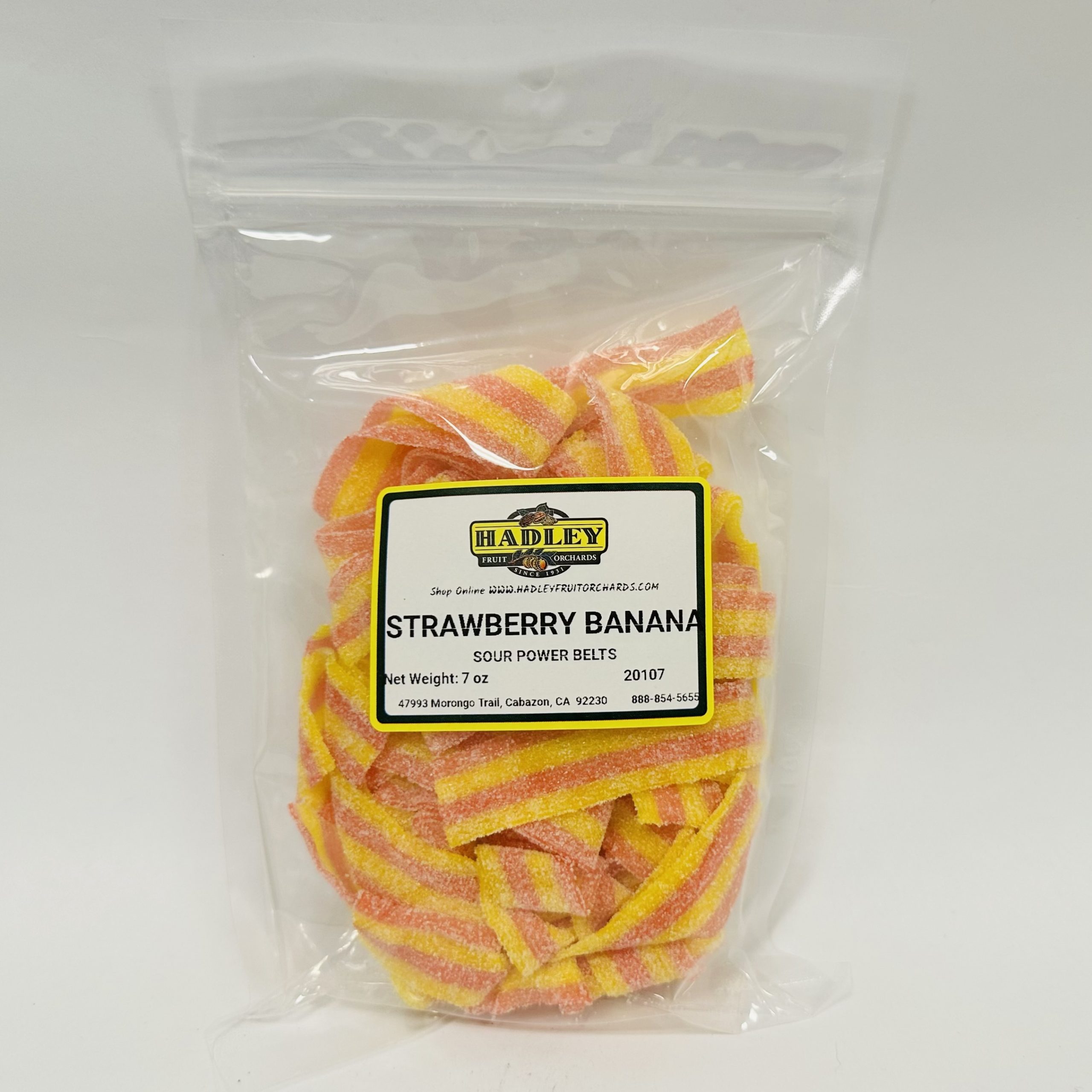 Sour Power Belts Strawberry Banana 7oz