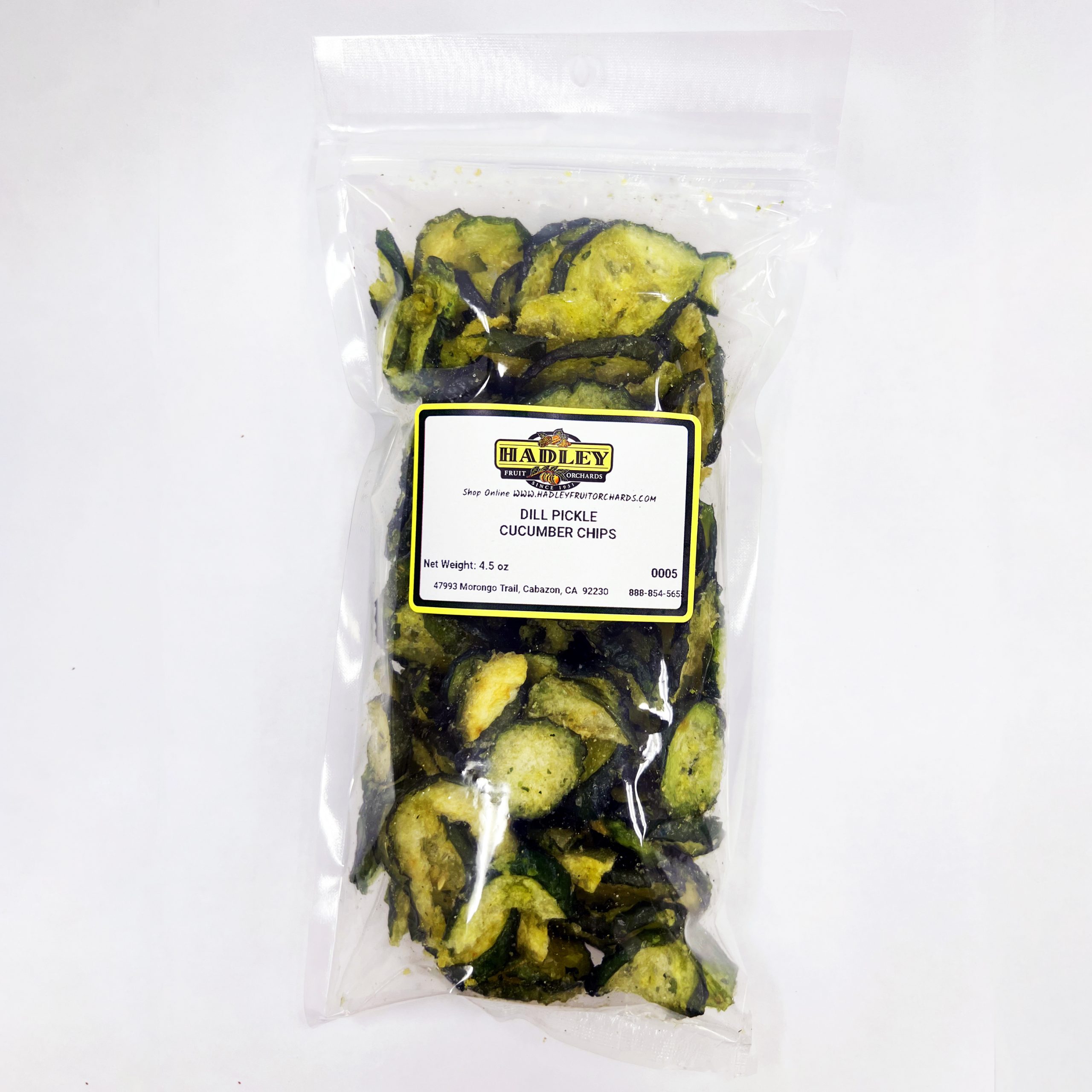 Dill Pickle Cucumber Chips 4.5oz