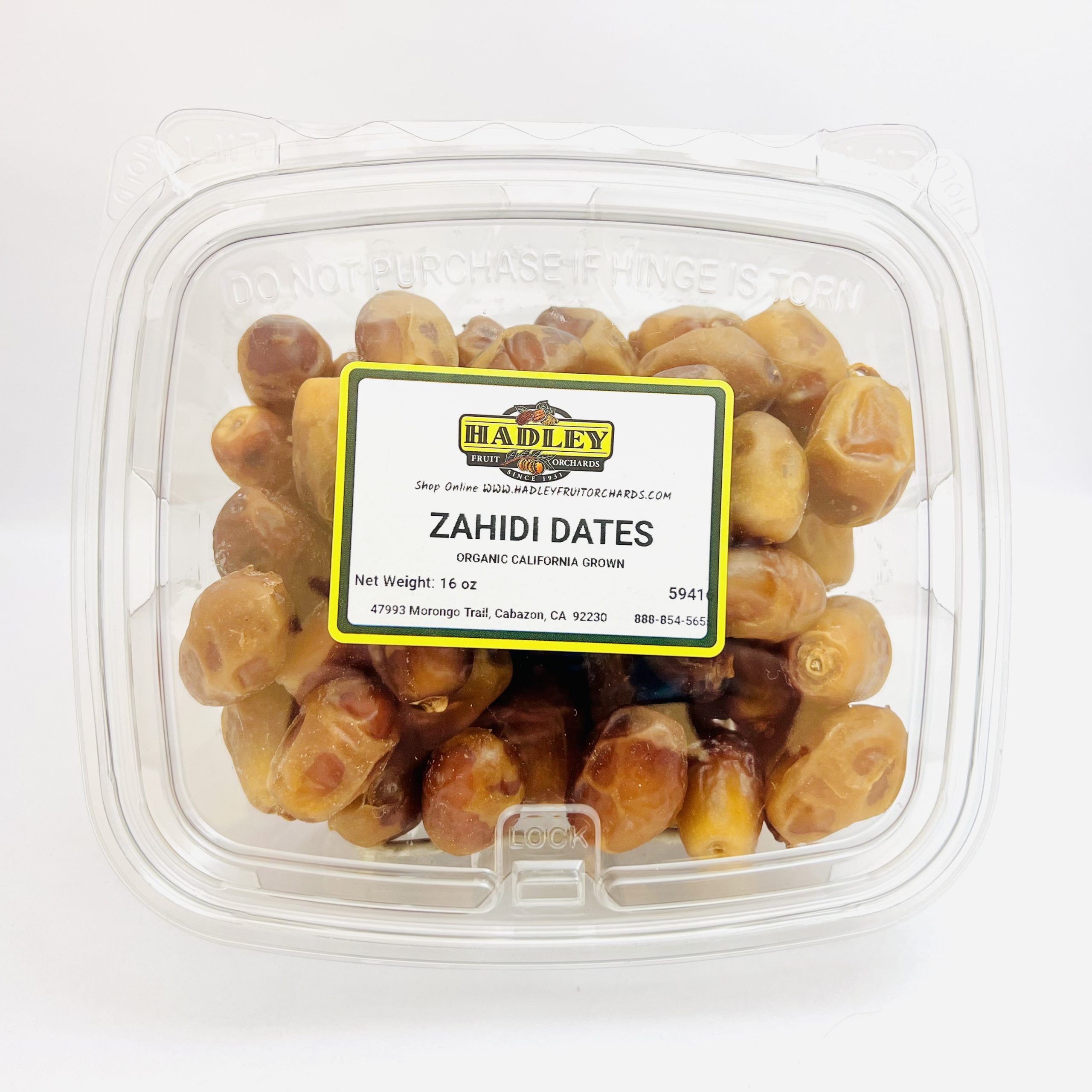 Zahidi Dates Organic CA Grown