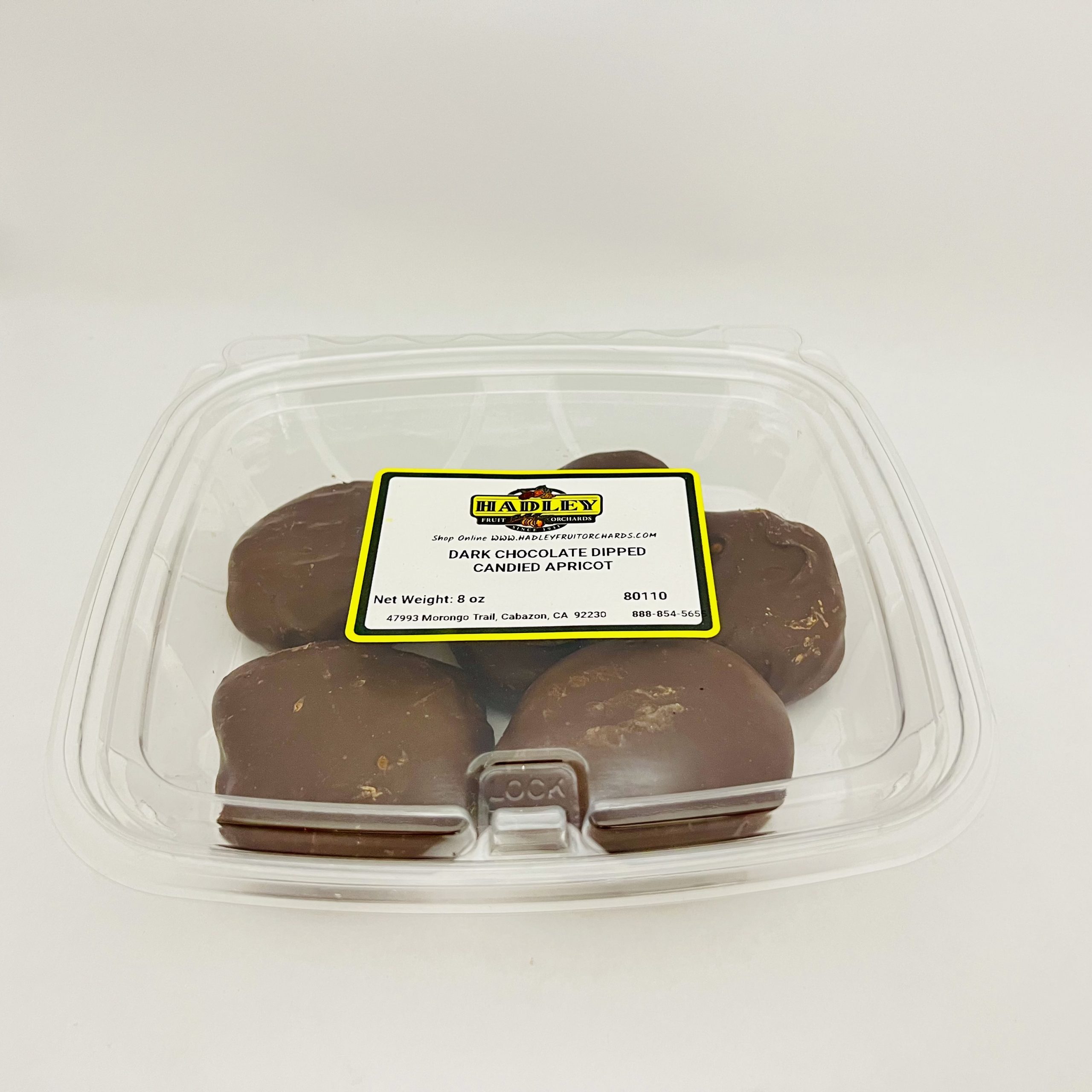 Dark Chocolate Dipped Candied Apricots 8oz