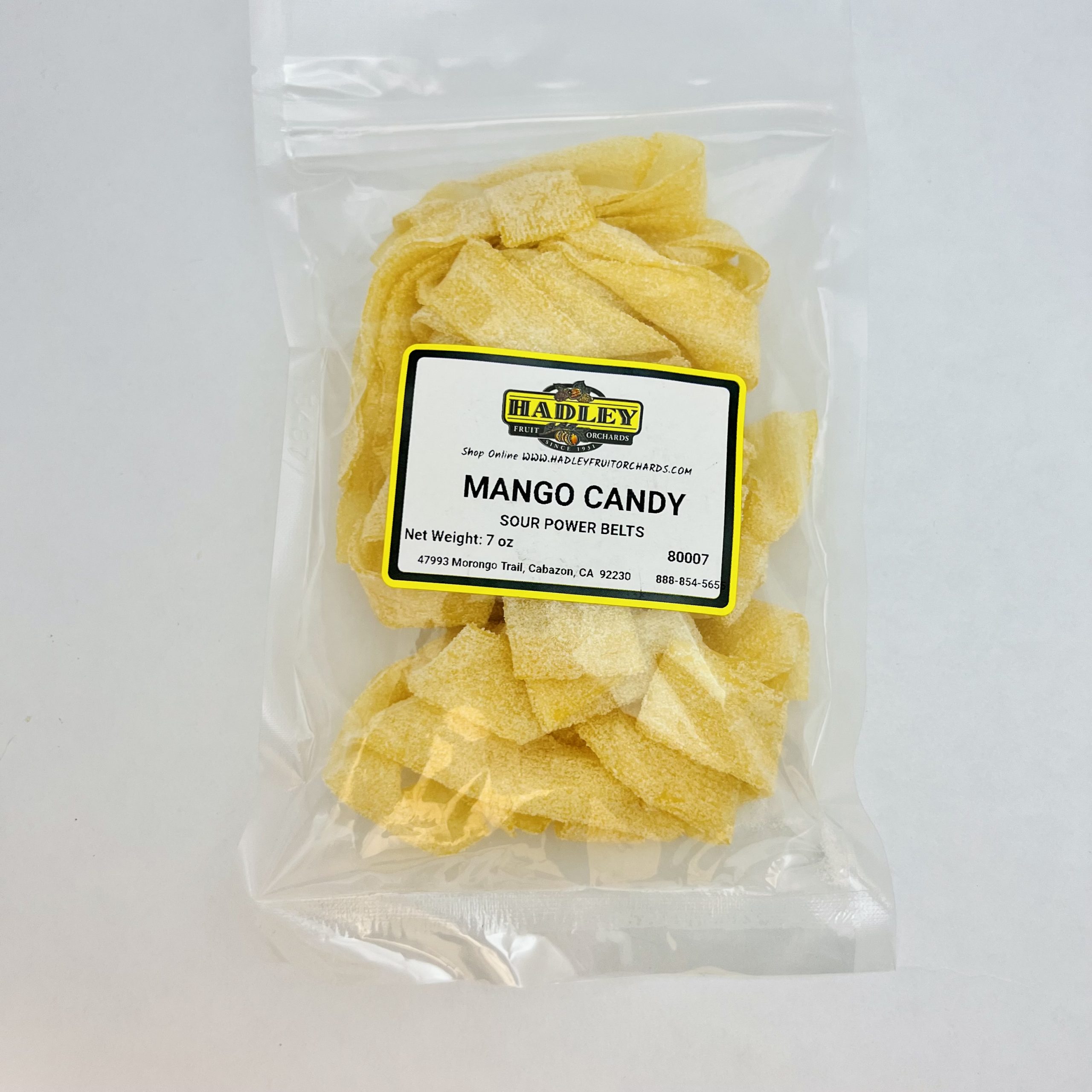 Mango Candy Sour Power Belts 7oz