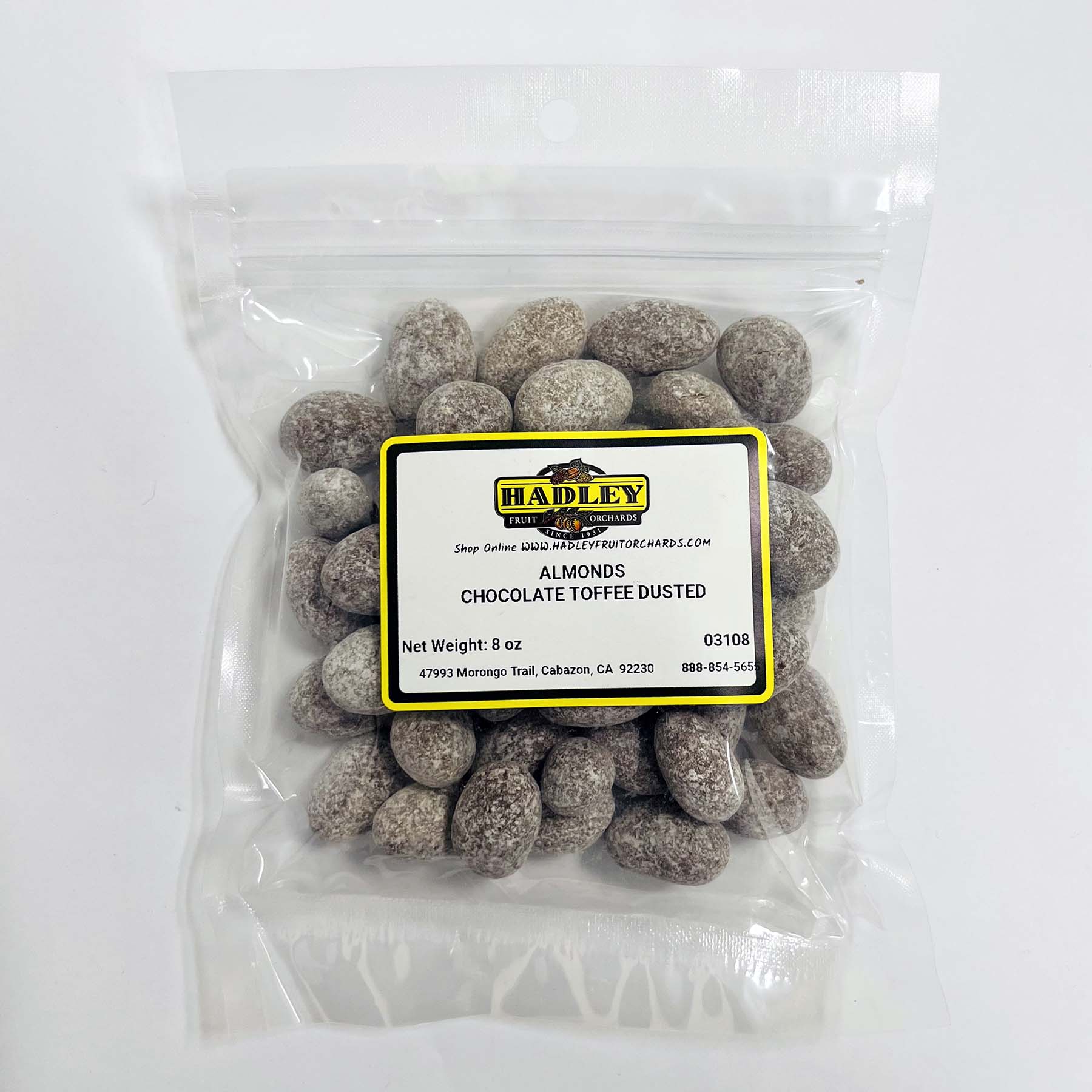 Chocolate Toffee Dusted Almonds 8oz