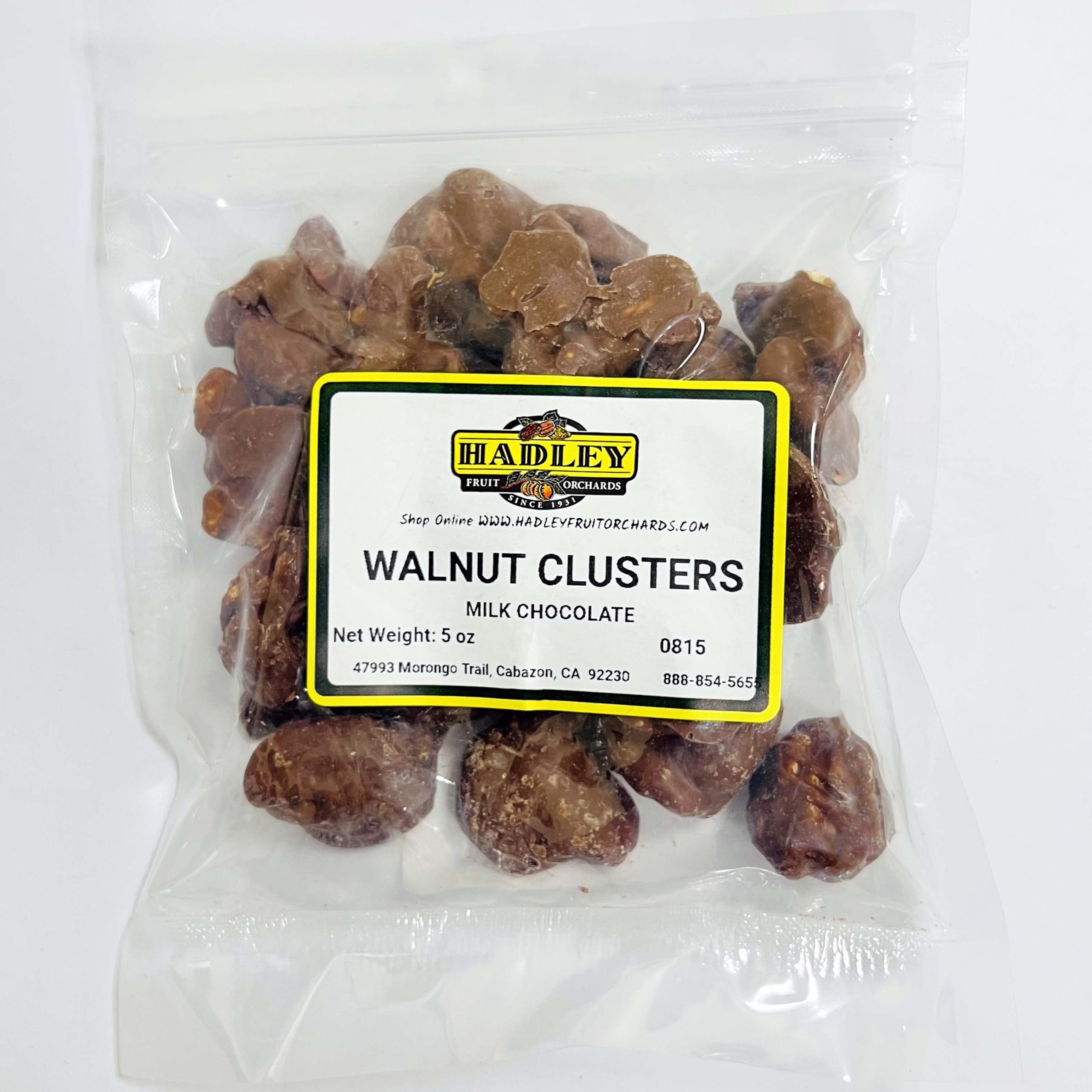 Milk Chocolcate Walnut Cluster 5oz