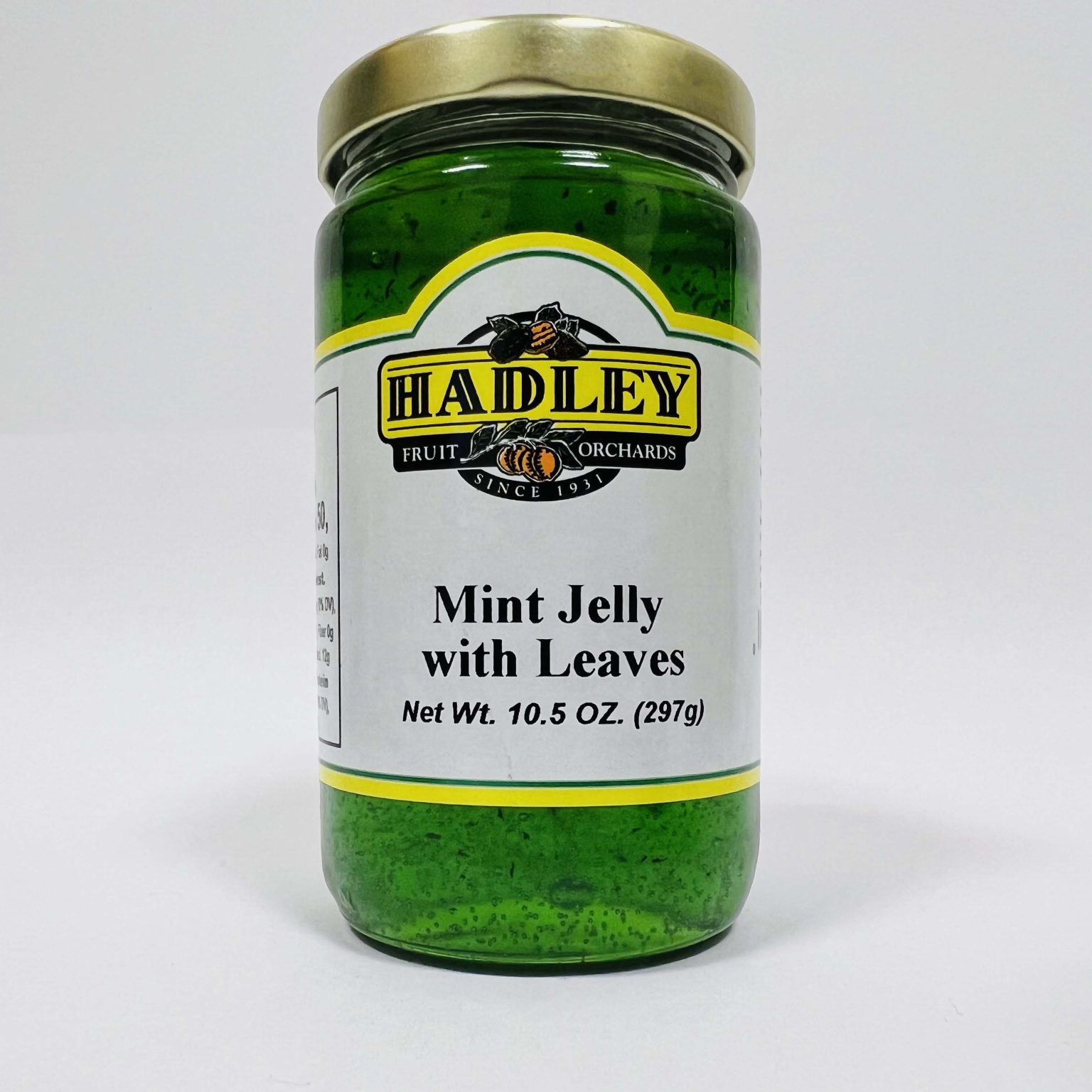 Mint Jelly with Leaves Hadley Fruit Orchards
