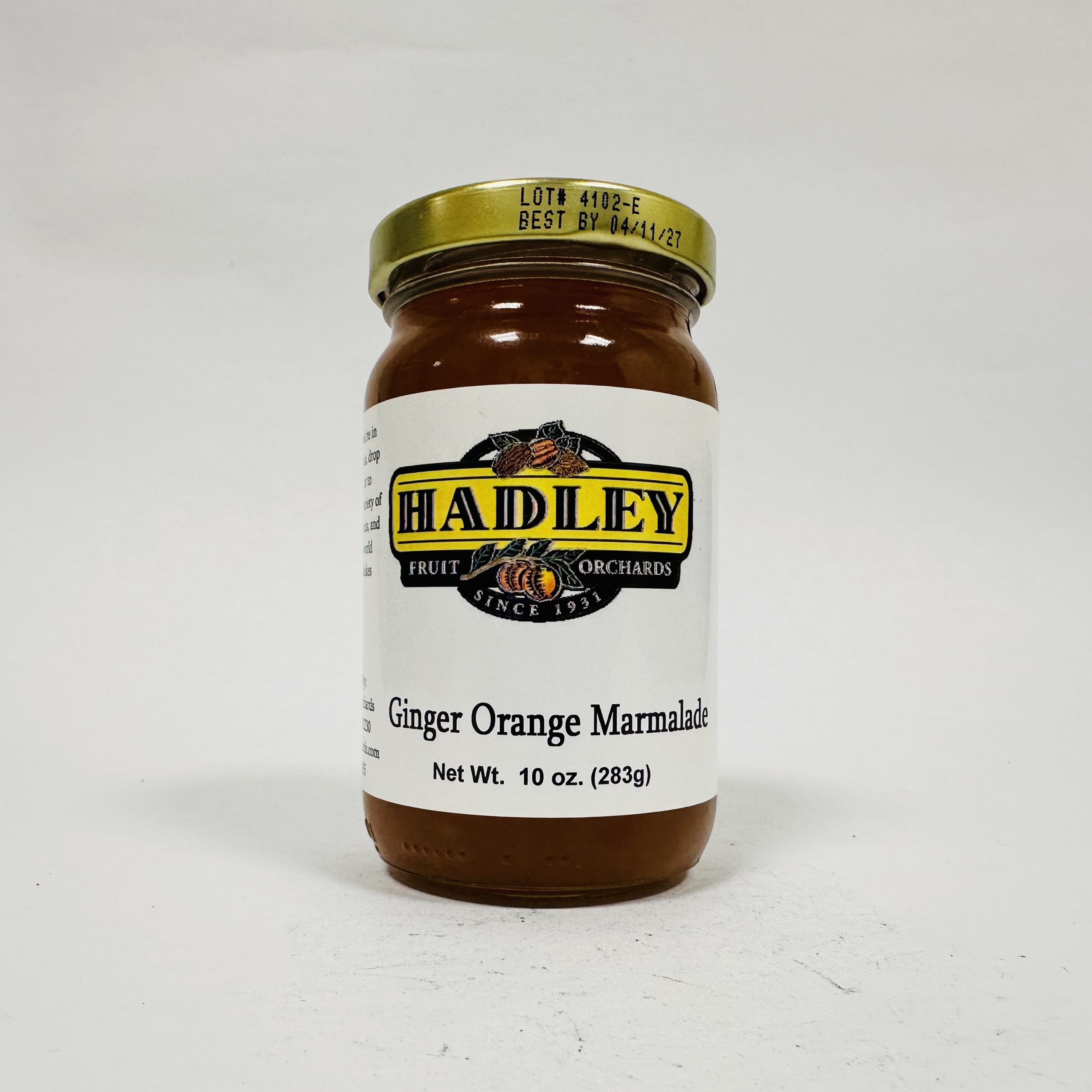 Ginger Orange Marmalade 10oz