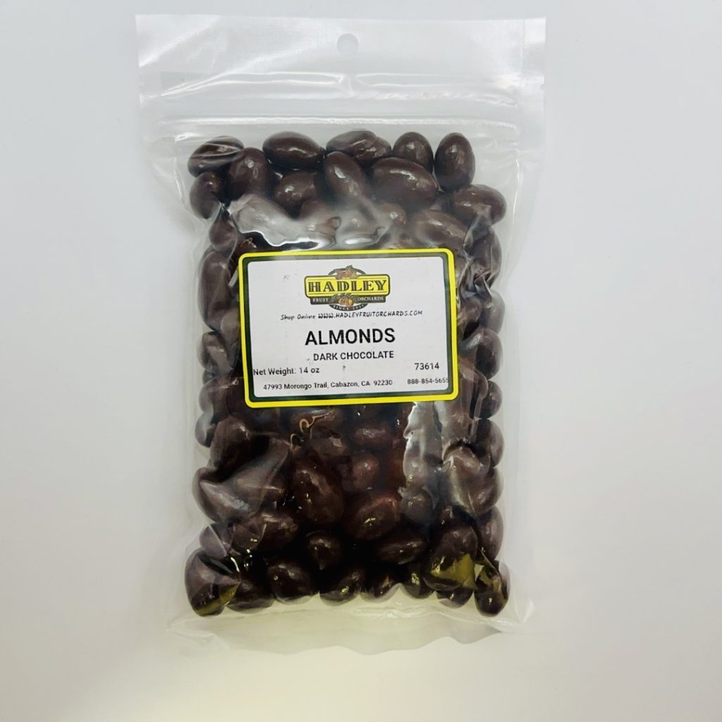 Dark Chocolate Almonds 14oz