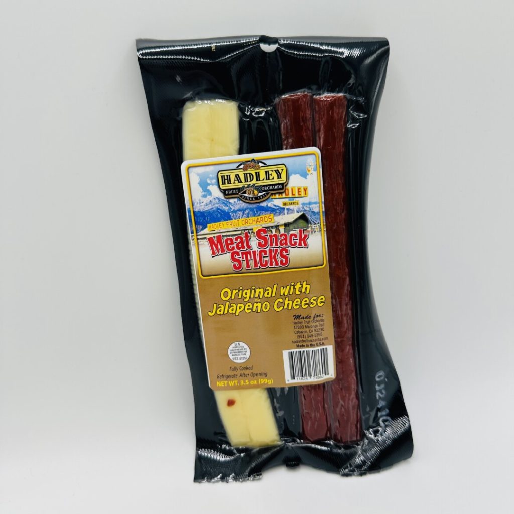 Meat Snack Sticks Original with Jalapeno Cheese 3.5oz
